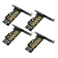 thumbnail image 1 of 4 Piezas M.2 SSD -e 3.0 X 4 Controlador De Host Admite s De Expansión Tipo Tipo 2280 2260 2242 2230 Yotijar Adaptador SSD M 2 NVMe a PCIe, 1 of 10