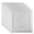 thumbnail image 1 of Great Lakes Tin Cleveland Matte White 2ft x 2ft Nail Up Ceiling Tiles (5 Pack), 1 of 6