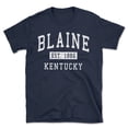 thumbnail image 1 of Blaine Kentucky Classic Established Men's Cotton T-Shirt, 1 of 1