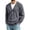 a01Dark Gray, variant on LODIENY Men Baggy V Neck Cardigan Sweater Long Sleeve Fall Casual Knit Cardigans Button Down Classic Fit Daily Sweaters Navy XXXXL