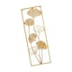 thumbnail image 5 of Arte de la pared de metal Decoración Escultura Fondo colgante modernos Hojas Arte de la pared Línea Dibujo Hoja Decoración de la pared para el Ginkgo biloba izquierda Gloria Escultura de pared, 5 of 9
