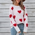 thumbnail image 4 of Sweatshirt for Women Perfect For Daily Wear or Loungewear! The Best Choice for Valentine's DayS White Valentine's Day Sweatshirt, 4 of 6