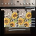 thumbnail image 2 of Farmhouse Sunflowers Kitchen Towels Set of 4, Water Absorbent Dish Towel, Rustic Barn Doors Flowers Butterfly Wooden Decorative Hand Towels - Quick Drying Cloth for Cooking Baking, 18x28 Inch, 2 of 8