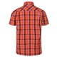 thumbnail image 4 of Regatta - Camisa Kalambo V Cuadro de Manga Corta para Hombre (Rojo Delhi), 4 of 4