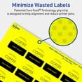 thumbnail image 5 of Avery Printable Square Labels, Neon Yellow, 1.5" x 1.5", 800ct, 5 of 11
