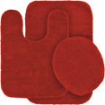 thumbnail image 2 of 7pc Non Slip Mat Rug for bathroom Hunter green Color #6 Ultra Soft Chenille 1 Mat 1 Contour Mat  1 Lid Cover  4pc Ceramic Accessories, 2 of 3