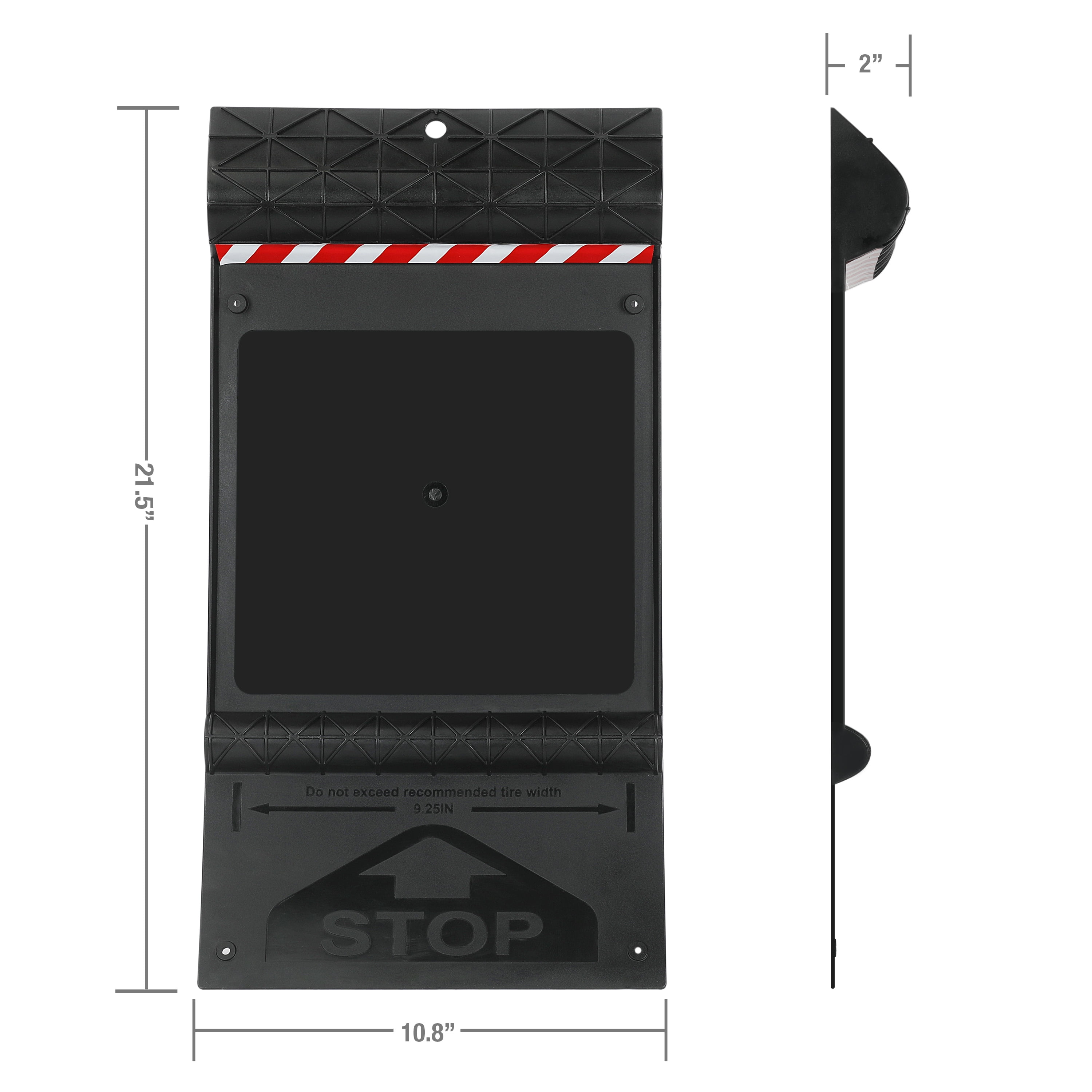 Universal Auto Drive Parking Mat, Black, Durable TPR Material