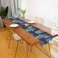 thumbnail image 2 of Yayeee Table Runner 90 inches Long Home Kitchen Dinning Party Decoration, Cube Stripes, 2 of 7