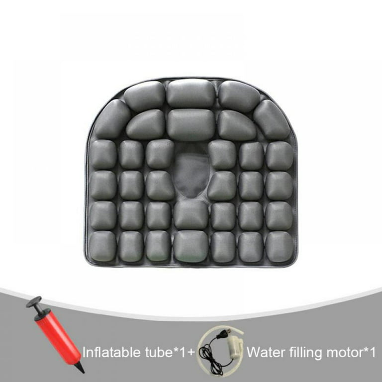 Air Inflatable Seat Cushion Water Injection Chair Pad, Portable