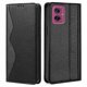 thumbnail image 1 of For Motorola Moto G55 5G Leather Case Wallet Stand Phone Cover with RFID Blocking - Black, 1 of 5