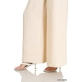 thumbnail image 5 of Zenana Women’s Woven Airflow Elastic Waistband Wide-Leg Loose Fit Pants, 5 of 6