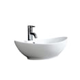 thumbnail image 1 of Fine Fixtures MV2214W Évier en Porcelaine Vitreuse de Forme Ovale avec Trop-Plein, 1 of 1
