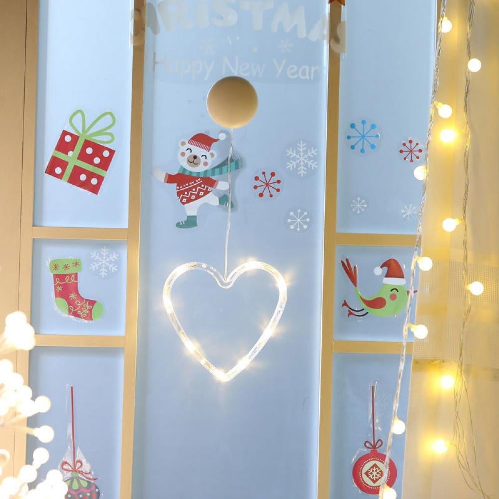 Christmas Decorations Window Lights Iron Frame Christmas Tree Lights with  Suction Cup,Timer,Battery Operated Window Silhouette Lights for Home Wall  Door Indoor Outdoor Decor(2PCS)$18.99 For  USA 🇺🇸 Testers inbox  me if you