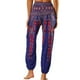 thumbnail image 2 of Pantalones bohemios para mujer Harem Cintura fruncida Yoga Hippie Palazzo Verano Pantalones de playa Sincero Ropa, 2 of 3