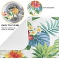 thumbnail image 2 of FREEAMG Tropical Pineapple Palm Tree Leaves Flower Summer Dish Drying Mat for Kitchen Counter 16 x 18 Inch, Microfiber Multi-Purpose Counter Rack Sink Drainer Pad, 2 of 7