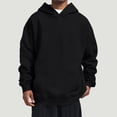 thumbnail image 5 of Rggeeun Mens Pullover Hoodies Men Oversized Sweatshirts Pullover Hoodies Long Sleeve With Pockets Winter Fall Outfits Clothes Solid Color Leisure, 5 of 7