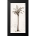 thumbnail image 2 of Ian C 14x24 Black Modern Framed Museum Art Print Titled - Vintage Palm Tree I, 2 of 5