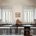 thumbnail image 4 of Abstract Colorful Geometric Kitchen Curtain Valance 3 Piece Set Farmhouse Kitchen Curtains and Valance Set Short Curtain Sink Window Decor 36 Inch Small Window Treatment Tier 275x36 Length, 4 of 6