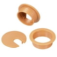 thumbnail image 3 of Uxcell 1-3/8 inch Cable Hole Cover Desk Grommet for Wire Organizer Plastic Orange 10 Pcs, 3 of 4