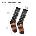 thumbnail image 2 of Lsque American Flag1 Pattern Sport Compression Socks for Men & Women 15-20 mmHg Knee High Nurse Pregnant Running Medical and Travel Athletic, 2 of 6
