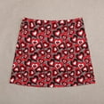 thumbnail image 4 of Mini Skirt for women Love Heart Skirt Summer Red White Holiday Design Korean Fashion Casual A-line S, 4 of 7