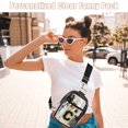 thumbnail image 5 of YOOLIFE Initial Clear Bag for Stadium Events, Clear Bag Stadium Approved Clear Crossbody Bag Clear Purse Clear Stadium Bag Gifts for Women, 5 of 7