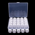 thumbnail image 2 of AMLESO 50 Pieces Spools of Sewing Thread Sewing Machine Thread Quality Thread Black And, 2 of 8