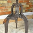 thumbnail image 2 of Carolina Classics Table d'Appoint à Manivelle Réglable Tanvi Marron, 2 of 3