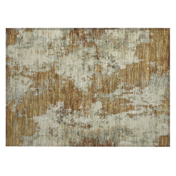 Dalyn Rugs Machine Washable Indoor/Outdoor Chantille ACN2066 Terracotta 1'8" x 2'6" Rug