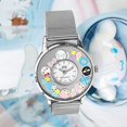 thumbnail image 2 of Reloj Kawaii Hello Kittys Y2K Sanrio para niñas, Cinnamoroll, reloj de cuarzo con esfera rotativa, resistente al agua, para estudiantes, 2 of 4