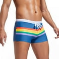 thumbnail image 7 of Miqool Men's Athletic Swim Jammers Square Leg Quick Dry Compression Swim Briefs Swimsuit UPF 50+ Training Swim Shorts Swim Trunks Swimwear, 7 of 7