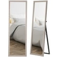 thumbnail image 1 of HOMCOM 64" x 21" Full Length Mirror, Full Body Mirror with Frame, Silver, 1 of 10