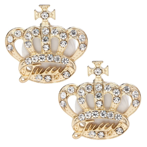 Raindrops 2pcs Golden Rhinestone Crown Shaped Car Perfume Clip Sparkling Aromatherapy Diffuser Auto Dashboard Decoration Gift for Car