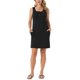 thumbnail image 1 of INSPIRE CHIC Vestido Mini de Verano sin Mangas con Cuello Redondo y Botones con Bolsillos para Mujeres en Negro, 1 of 6