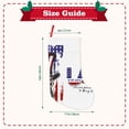 thumbnail image 3 of Lsque 18 Inches Patriotic Skull Art Pattern Christmas Stockings Hanging Ornaments,Knitted Xmas Fireplace Hanging Stocking,Holiday Decoration, 3 of 8