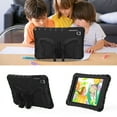 thumbnail image 5 of for iPad mini 1/2/3/4/5 Case with Crossbody Strap, Butterfly Stand Cute Kids Friendly Shockproof Protective Heavy Duty Case Cover for iPad mini 1/2/3/4/5 - Black, 5 of 6