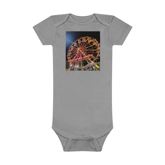 'Boardwalk Ferris Wheel' Short Sleeve Onesie®