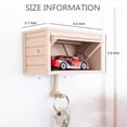 thumbnail image 3 of Portallaves de Pared, 3D, Organizador de Llaves, Garaje para Coche Hotwheel con Puerta Abatible, 3 of 5