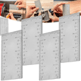 thumbnail image 2 of Square Edge Ruler, Woodworker Edge Ruler Stainless Steel Square Edge Ruler, Straight Stair Markings Corner 4PCS, 2 of 7