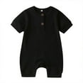 thumbnail image 1 of PENGXIANG Newborn Baby Short Sleeve Knitted Romper One-Piece Clothes, 1 of 4
