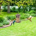 thumbnail image 5 of AZXY Bird Feeder, Platform Feeders, Bird Seed Feeder for Outdoor, Birdfeeder for Outside Garden Yard Decoration, Durable for Year-Round Outdoor Use, Easy to Fill Wild Bird Feeders, Squirrel Proof, 5 of 5