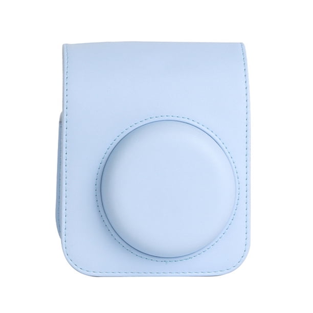Bolsa de cámara portátil Bolsa protectora de cuero PU para Fujifilm Mini12 (Azul) Tmvgtek Para estrenar