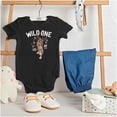 thumbnail image 3 of Wild One Free Spirit Floral Tiger Romper Boys or Girls Infant Baby Brisco Brands 12M, 3 of 6