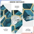 thumbnail image 6 of FORMRS Kids Pajama Pants with Pockets Size 6-8Y Boys Lounge Sleep Bottoms, Light Blue Geometric Pattern, 6 of 8