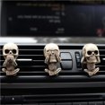 thumbnail image 3 of Riwesomey Difusor de coche con cabeza de esqueleto creativo, ambientador de ventilación automático, Clip de fragancia multiusos para Automoción decorativa y accesorios, 3 of 6