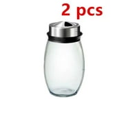 Spice jar 2PCS Flavorful Creations: Glass Bottled Seasoning Set for Cooking and Barbecue
