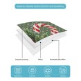 thumbnail image 4 of Full Size Quilt Bedding Set, Christmas Reversible Summer Quilt 3 Pieces, Xmas Canes Berries Pine Cone Green Dotted Lightweight Bedspreads Coverlets with 2 Pillow Shams for All Seasons, 4 of 5