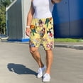 thumbnail image 7 of Bixox Men's Birds And Flowers printed lightweight casual shorts, soft sleep shorts with pockets., 7 of 7