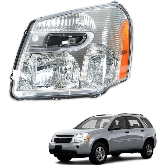 ALL-CARB Headlights Front Head Lamps Replacement for 2005 2006 2007 2008 2009 Chevy Equinox Projector Headlights Left Side (Driver Side)