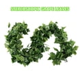 thumbnail image 2 of Decoraciones navideñas para interiores Fiudx Simulación de hojas de ratán plantas verdes, 2 of 2